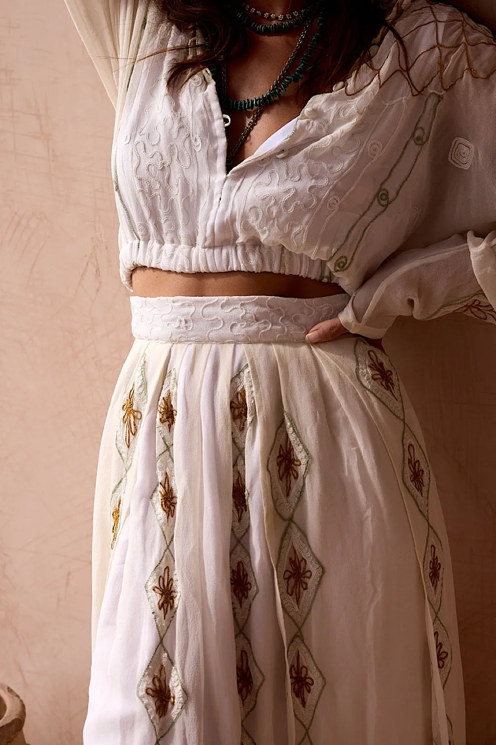 A Woman in Love Silk Blouse