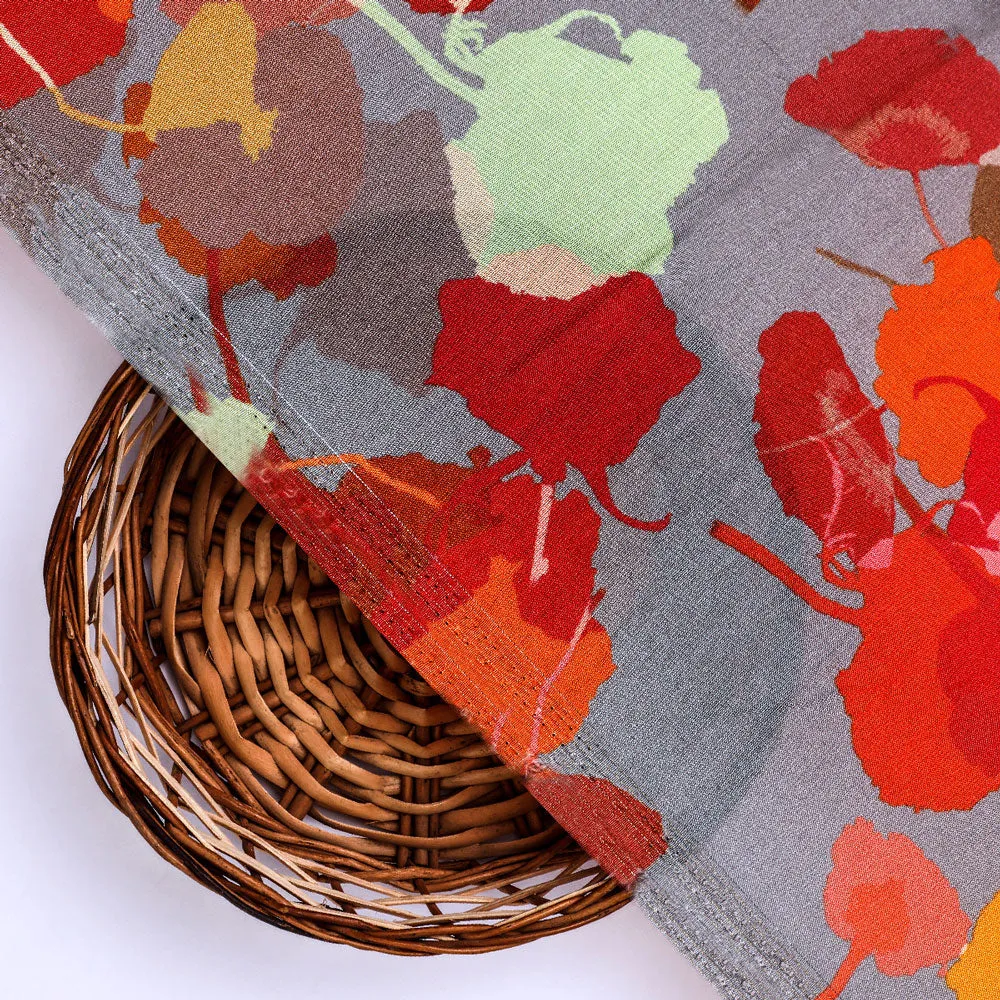 Abstract Digital Printed Pure Muslin Fabric by FAB VOGUE Studio
