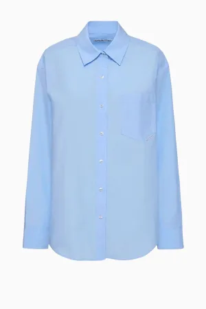 Alexanderwang.t Oversized Boyfriend Shirt - Chambray Blue