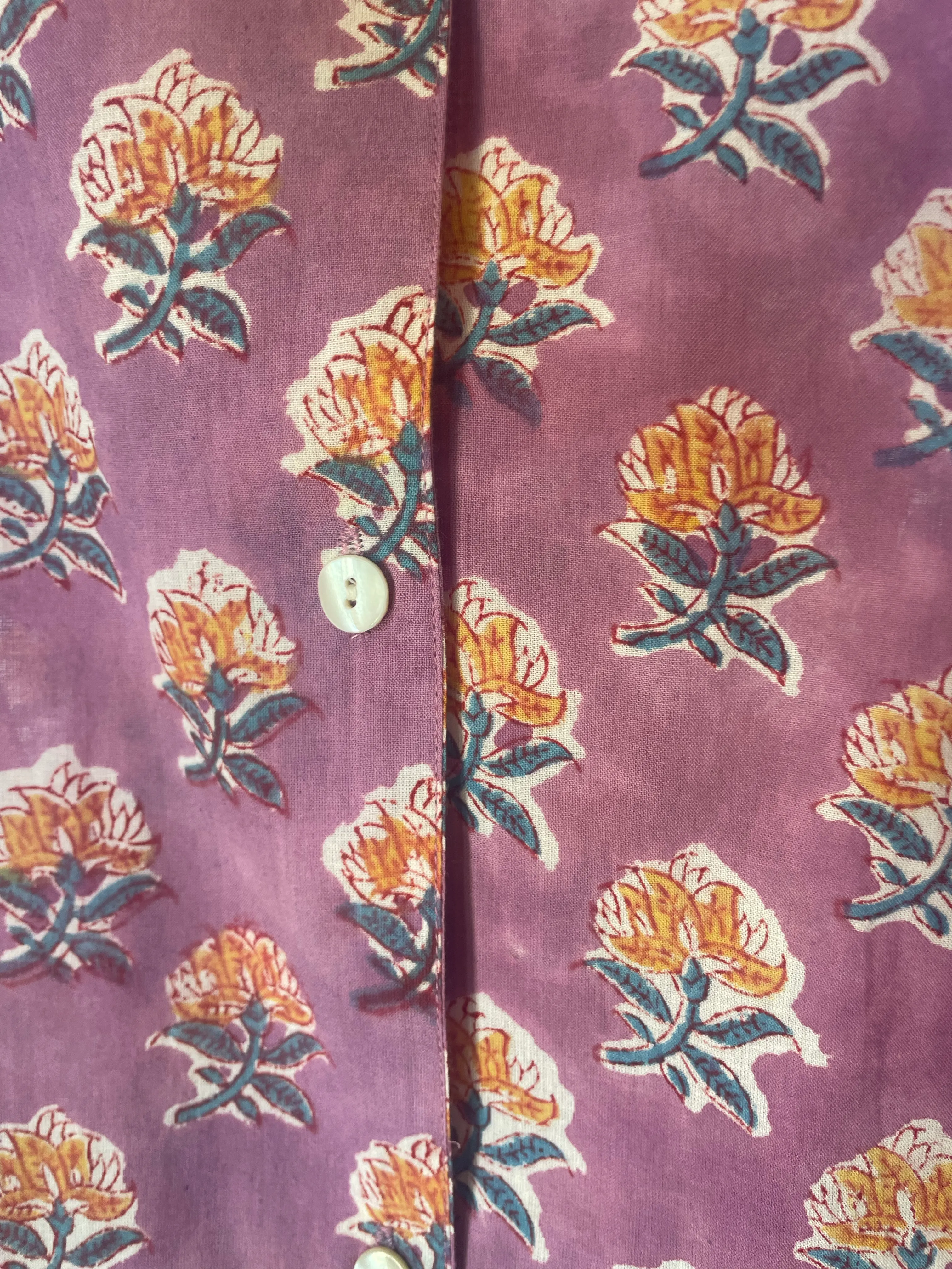 Block Printed Muslin Oversized Pajama Set