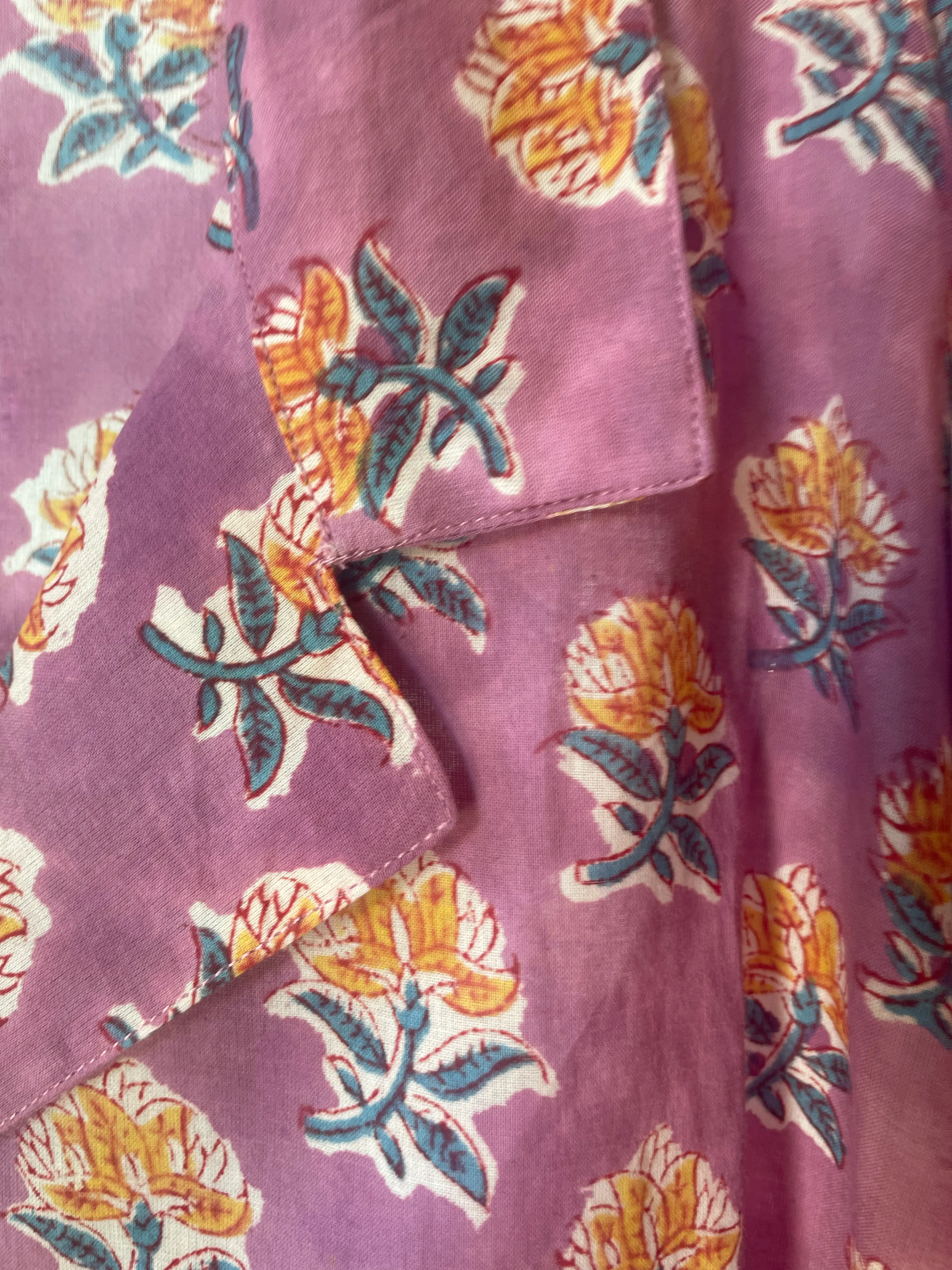 Block Printed Muslin Oversized Pajama Set