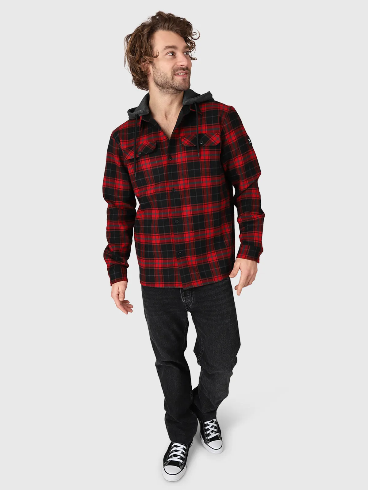 Burned-R Men Shirt | Red
