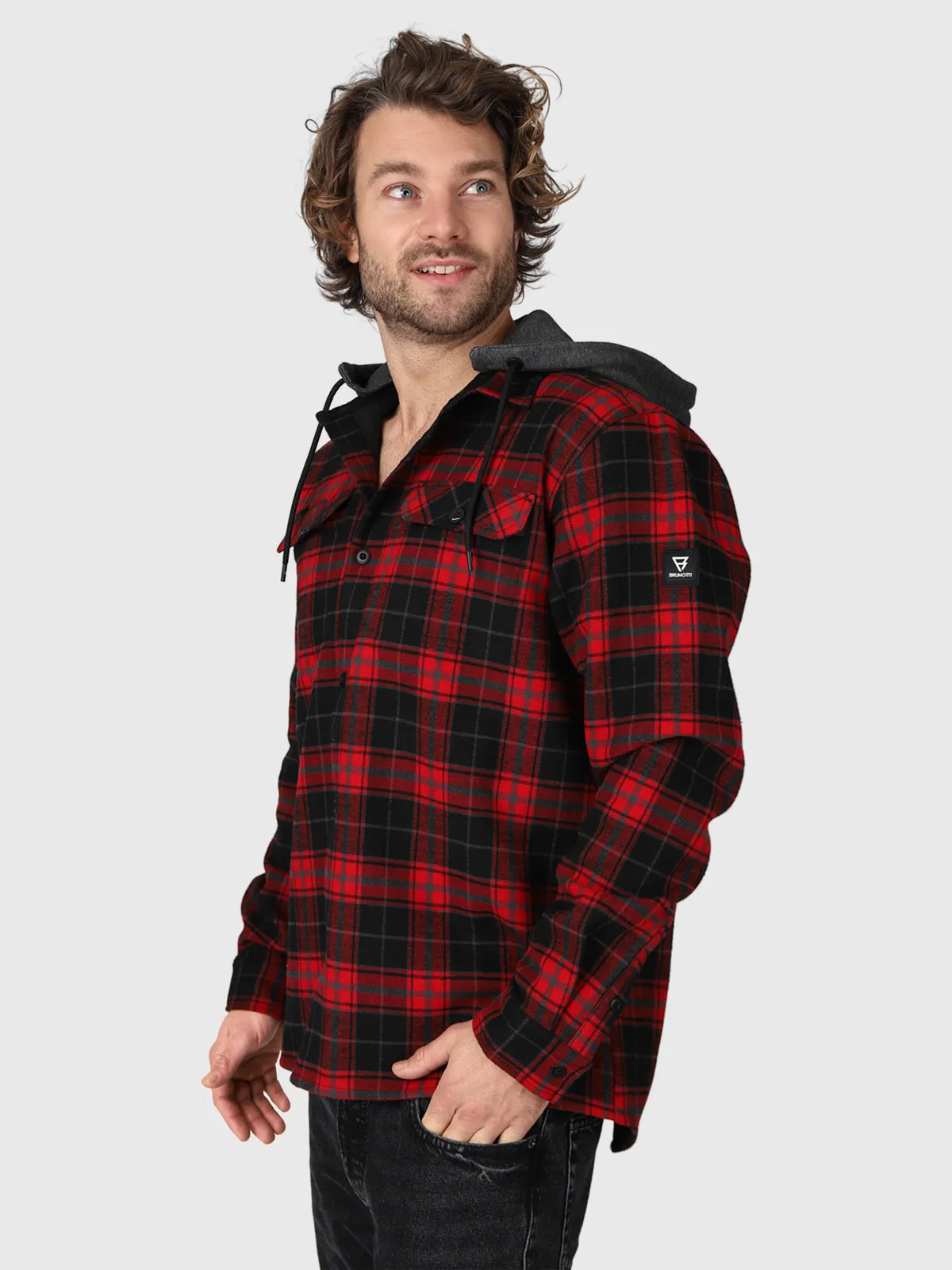 Burned-R Men Shirt | Red