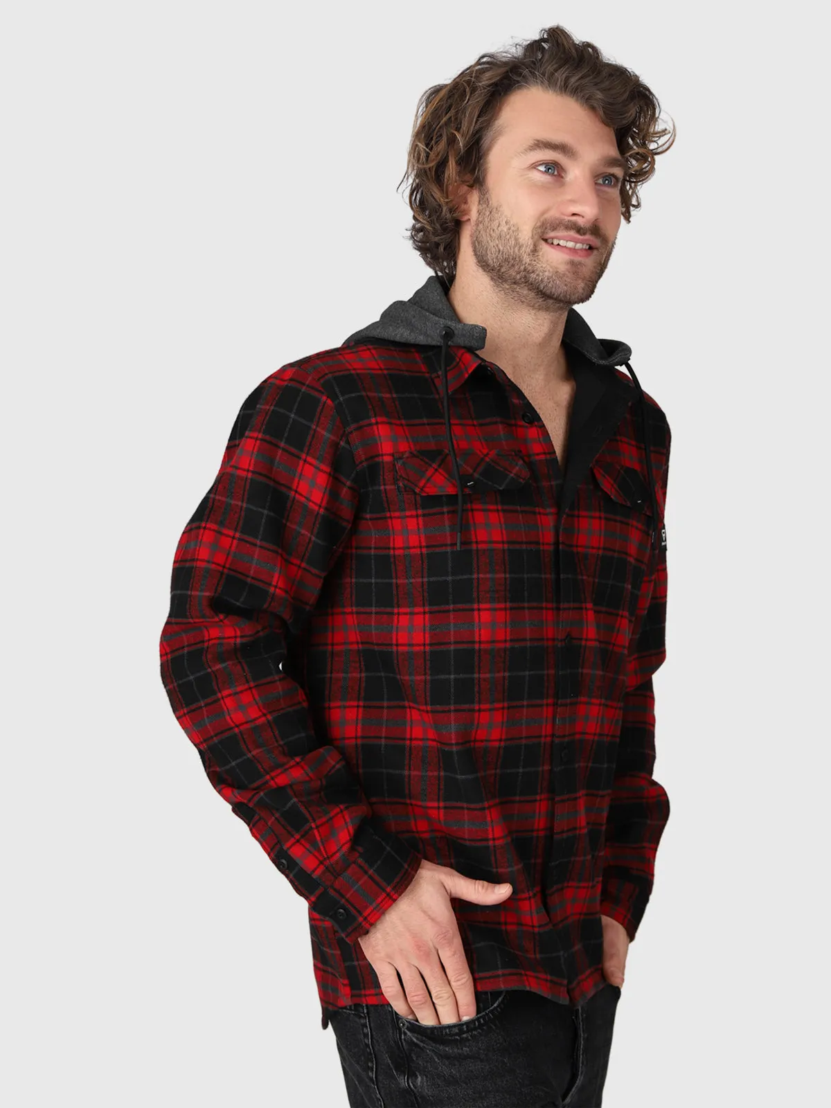 Burned-R Men Shirt | Red