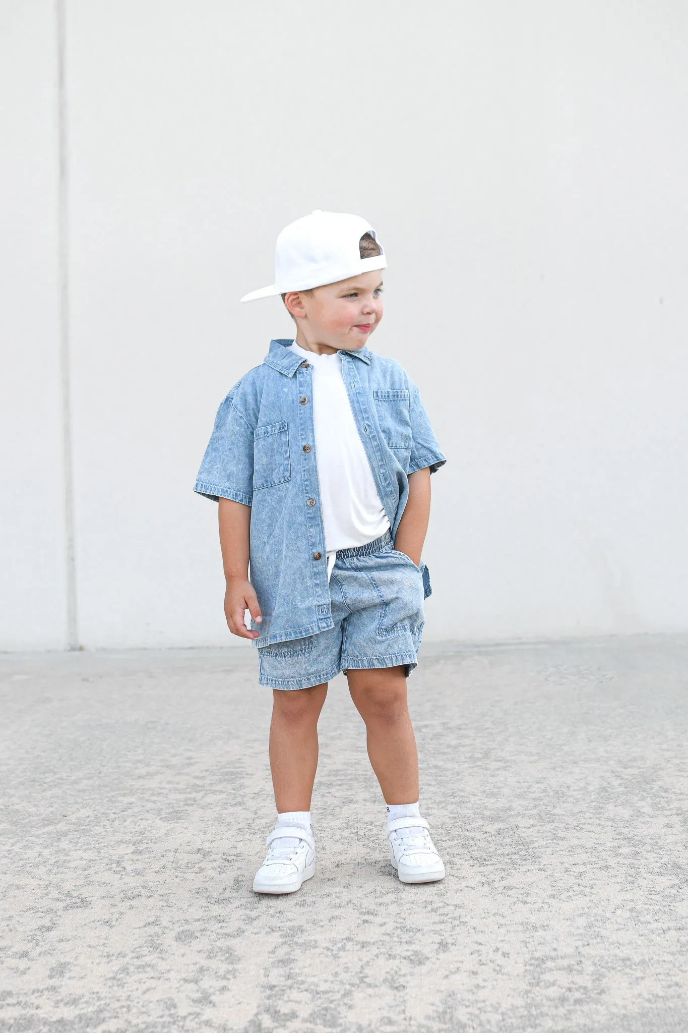 Chambray Button Up