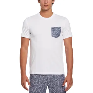 Chambray Leaf Pocket Tee