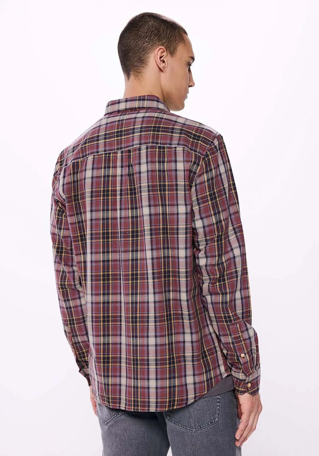 Checked Flannel Shirt - Red