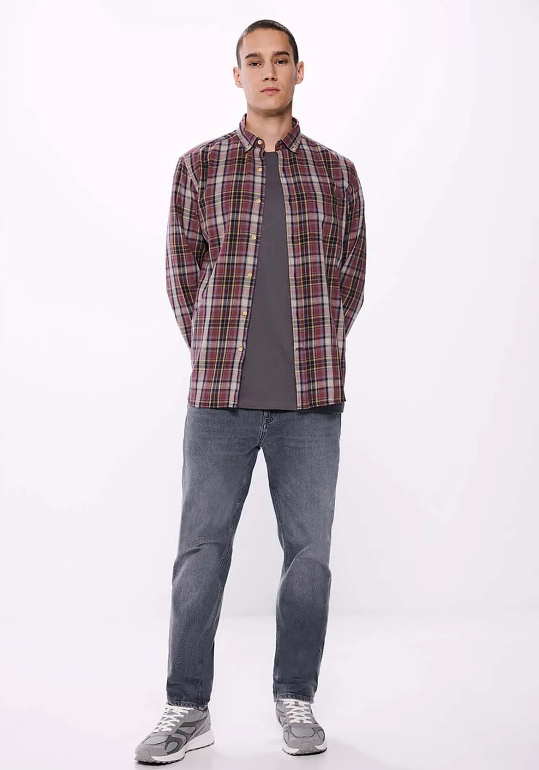 Checked Flannel Shirt - Red
