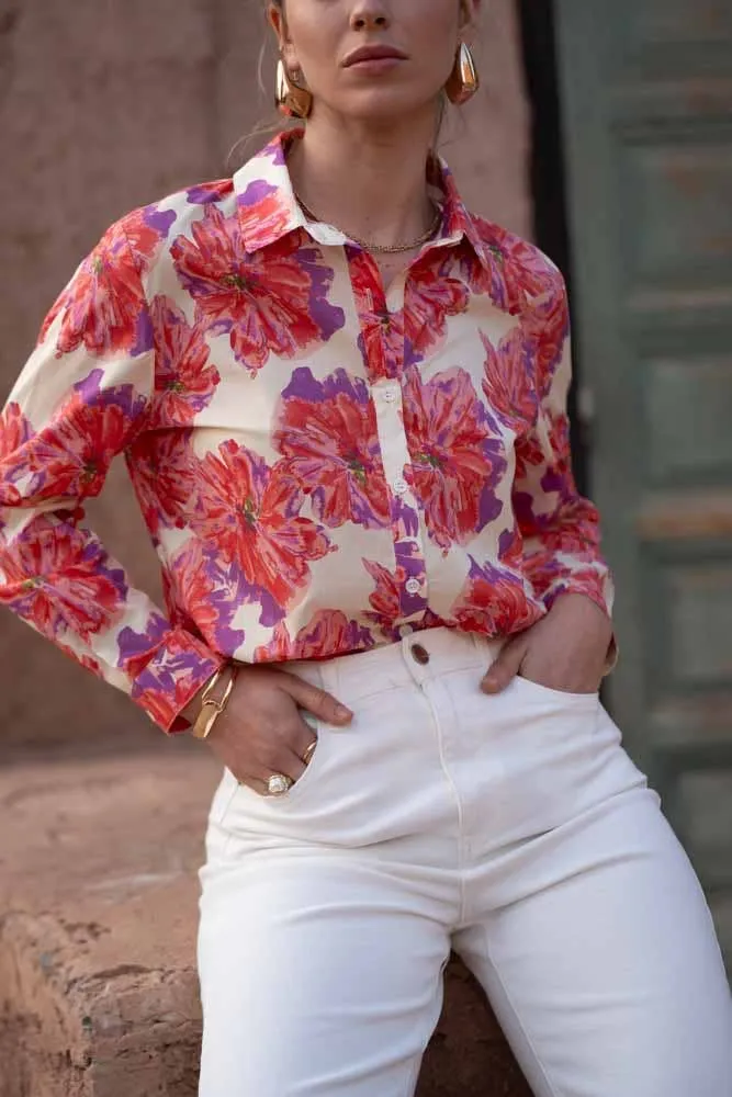 Chelsea printed cotton shirt