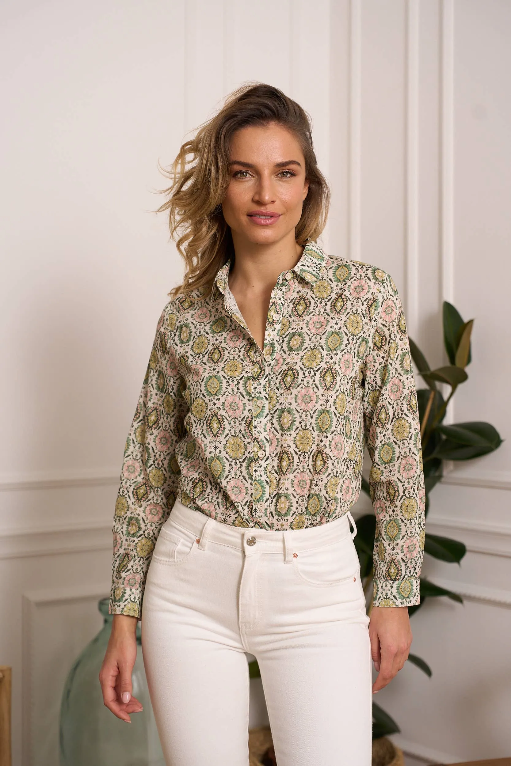 Chelsea printed cotton shirt