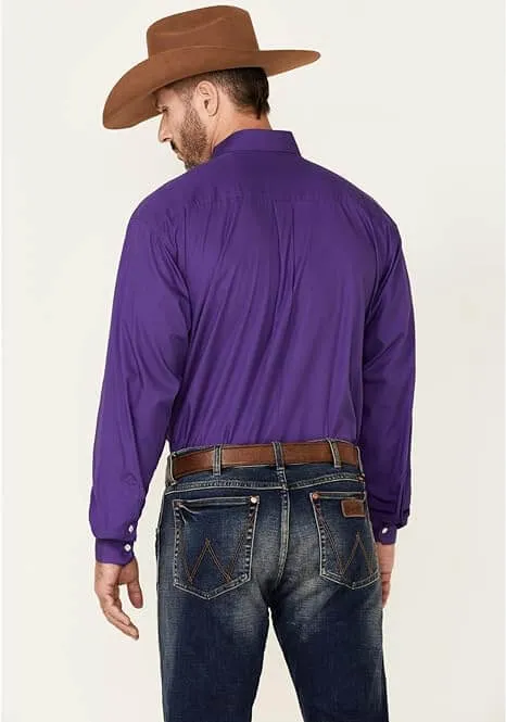 Cinch | Classic Purple LS Shirt