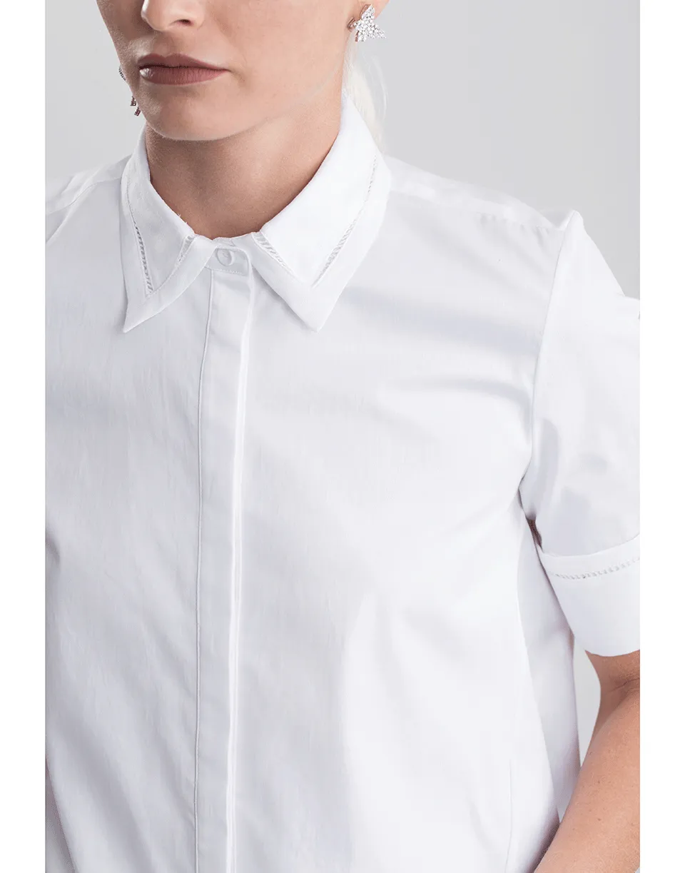Cotton Poplin Trapeze Shirt