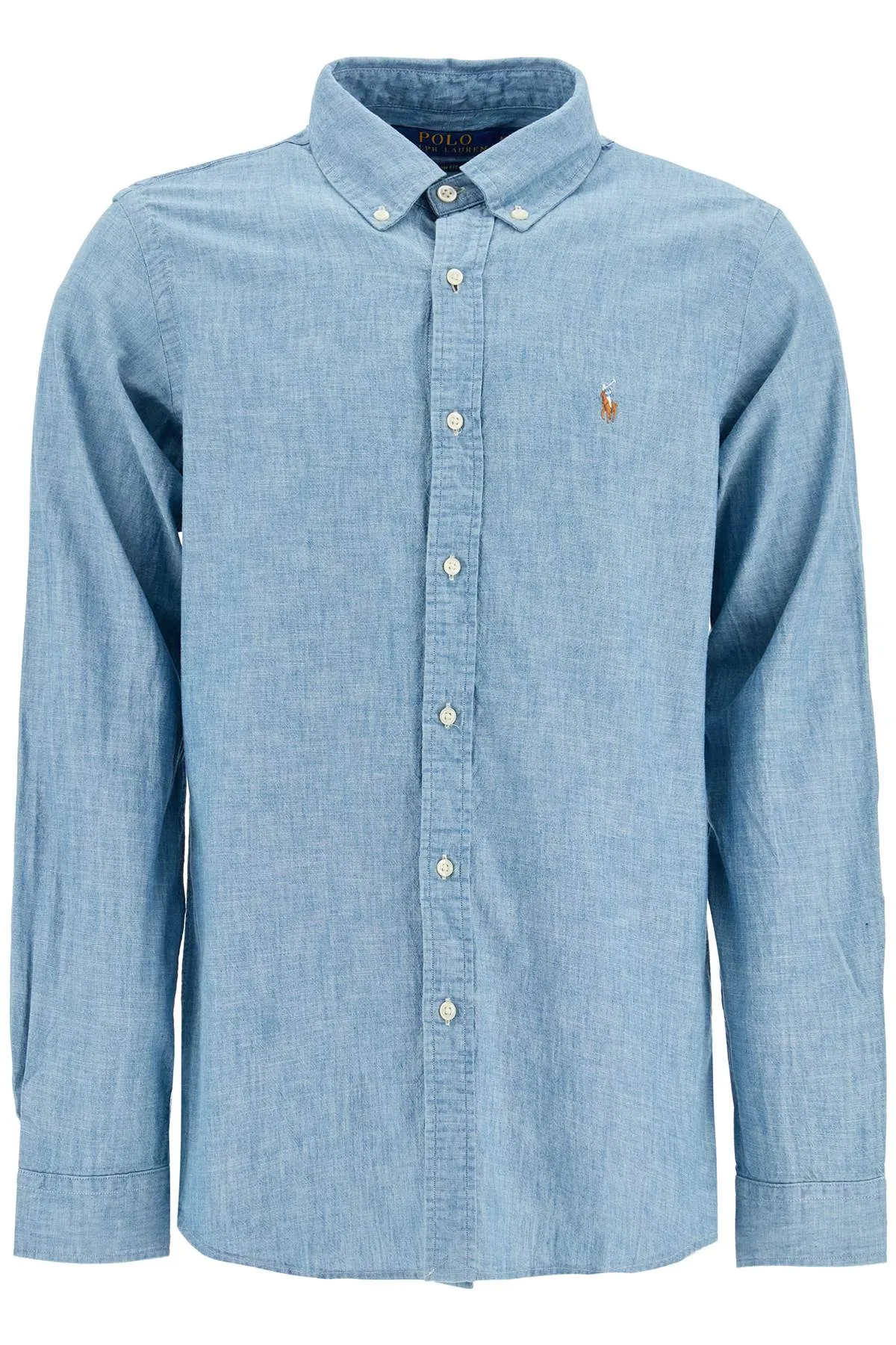 Custom Fit Chambray Cotton Shirt