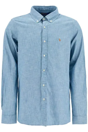 Custom Fit Chambray Cotton Shirt