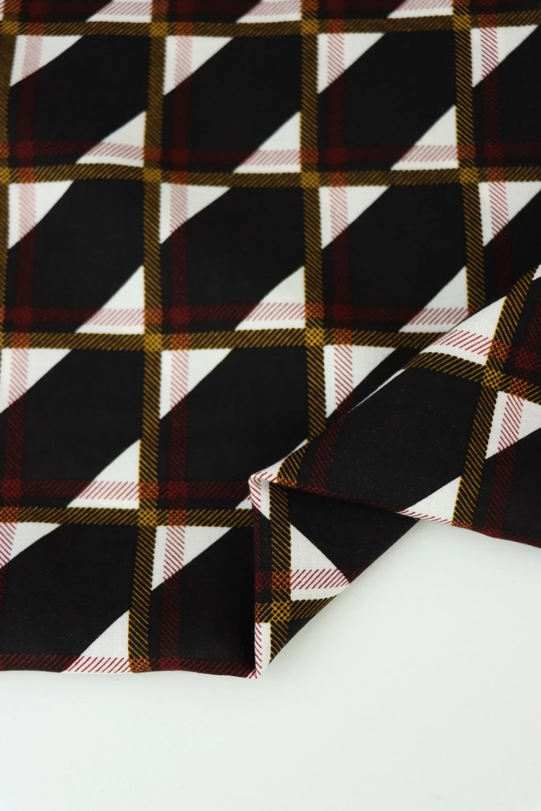 Dashing Plaid Rayon Challis