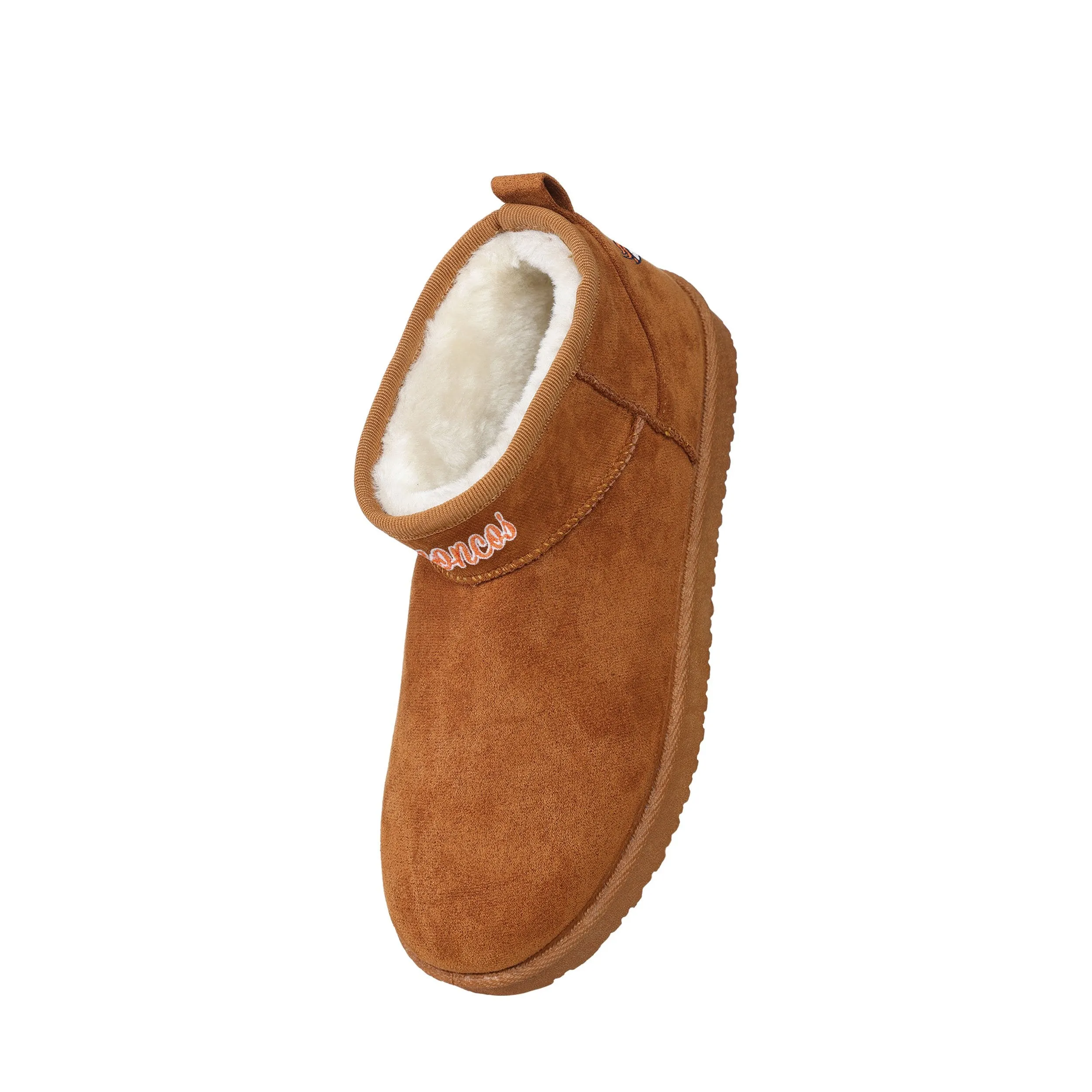 Denver Broncos NFL Womens Team Logo Fuzzy Fan Boots