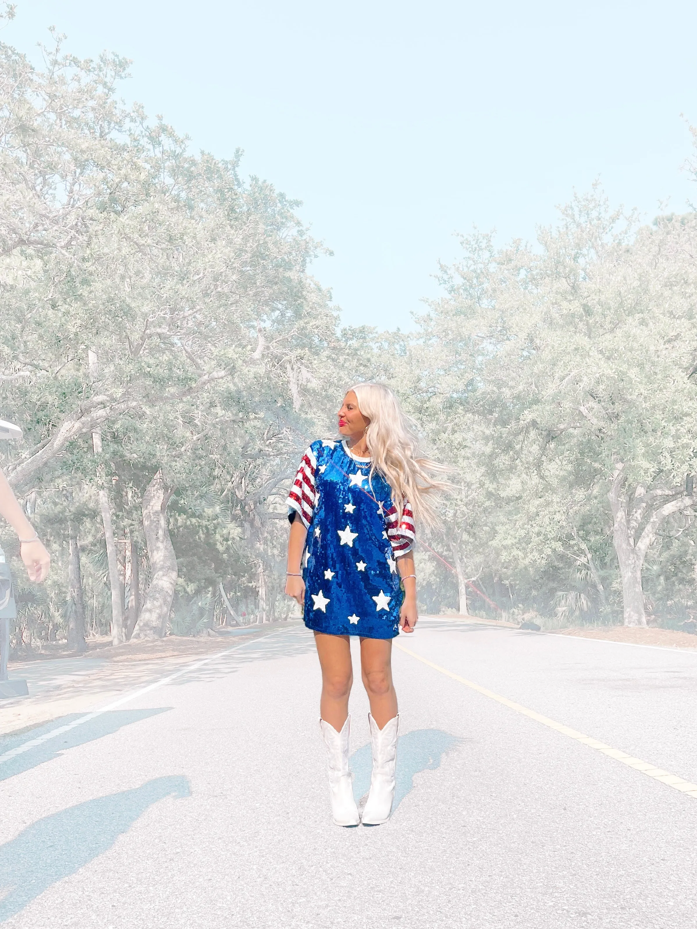 Flag Day Sequin Dress