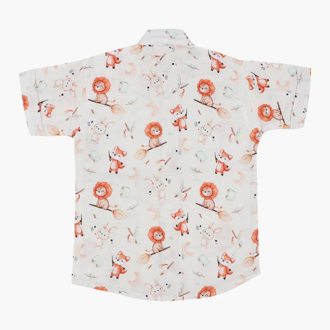 Forest Fun - Muslin Top and Shorts for kids