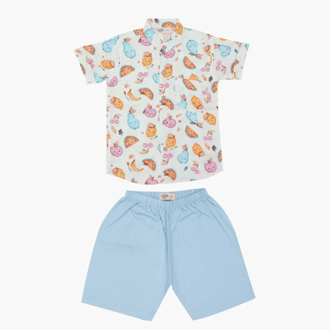 Forest Fun - Muslin Top and Shorts for kids
