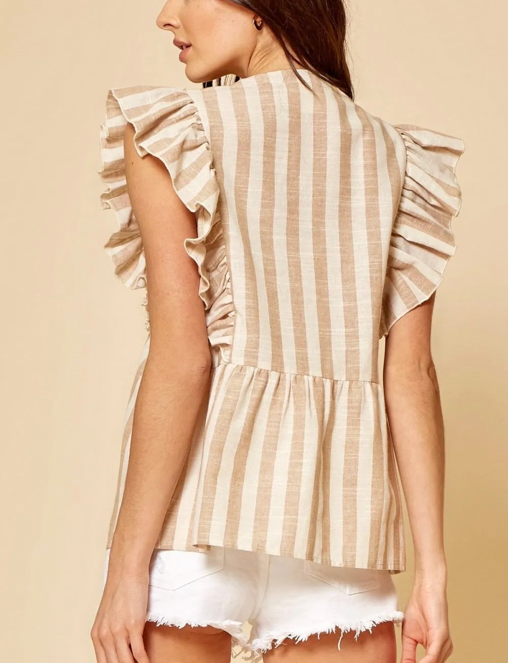 Geo Embroidered Top
