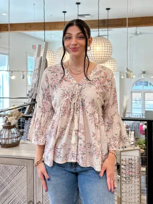 Heather Floral Blouse