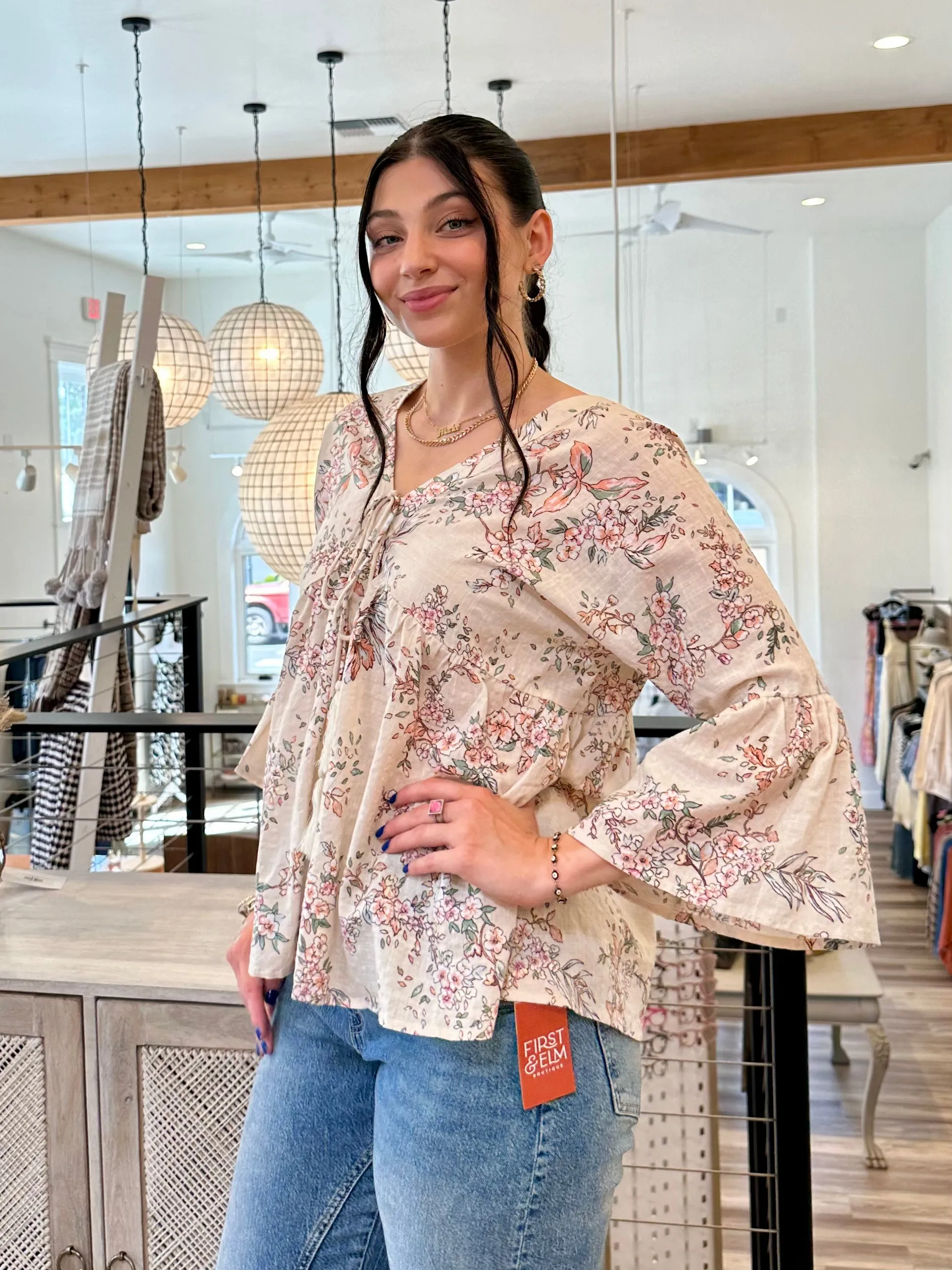 Heather Floral Blouse