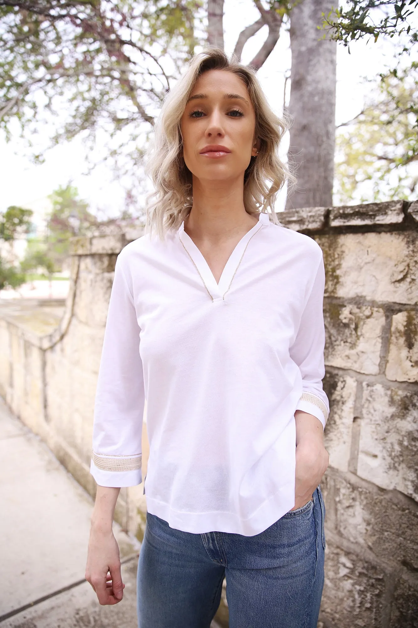 Henley Polo T-Shirt