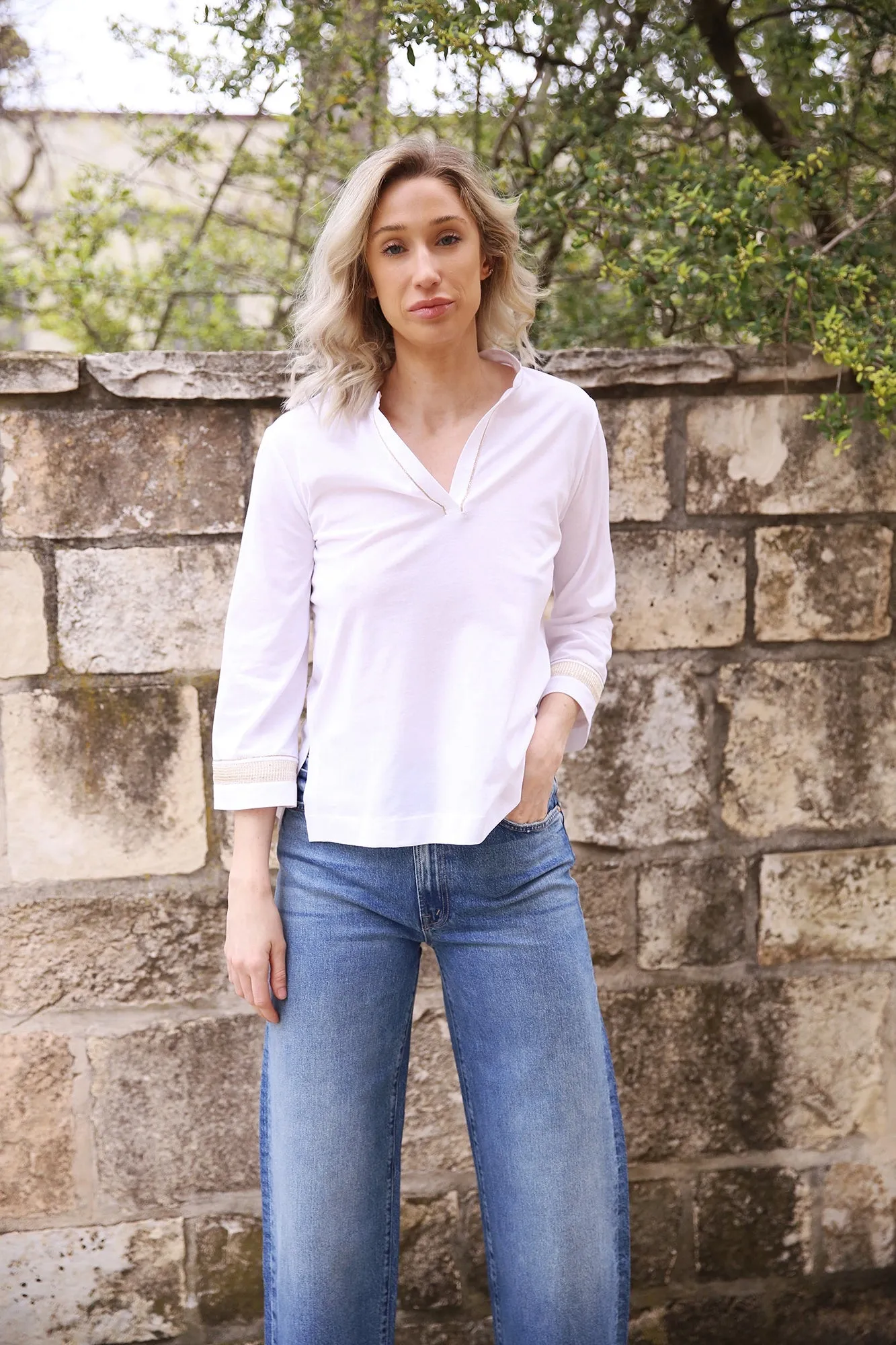 Henley Polo T-Shirt