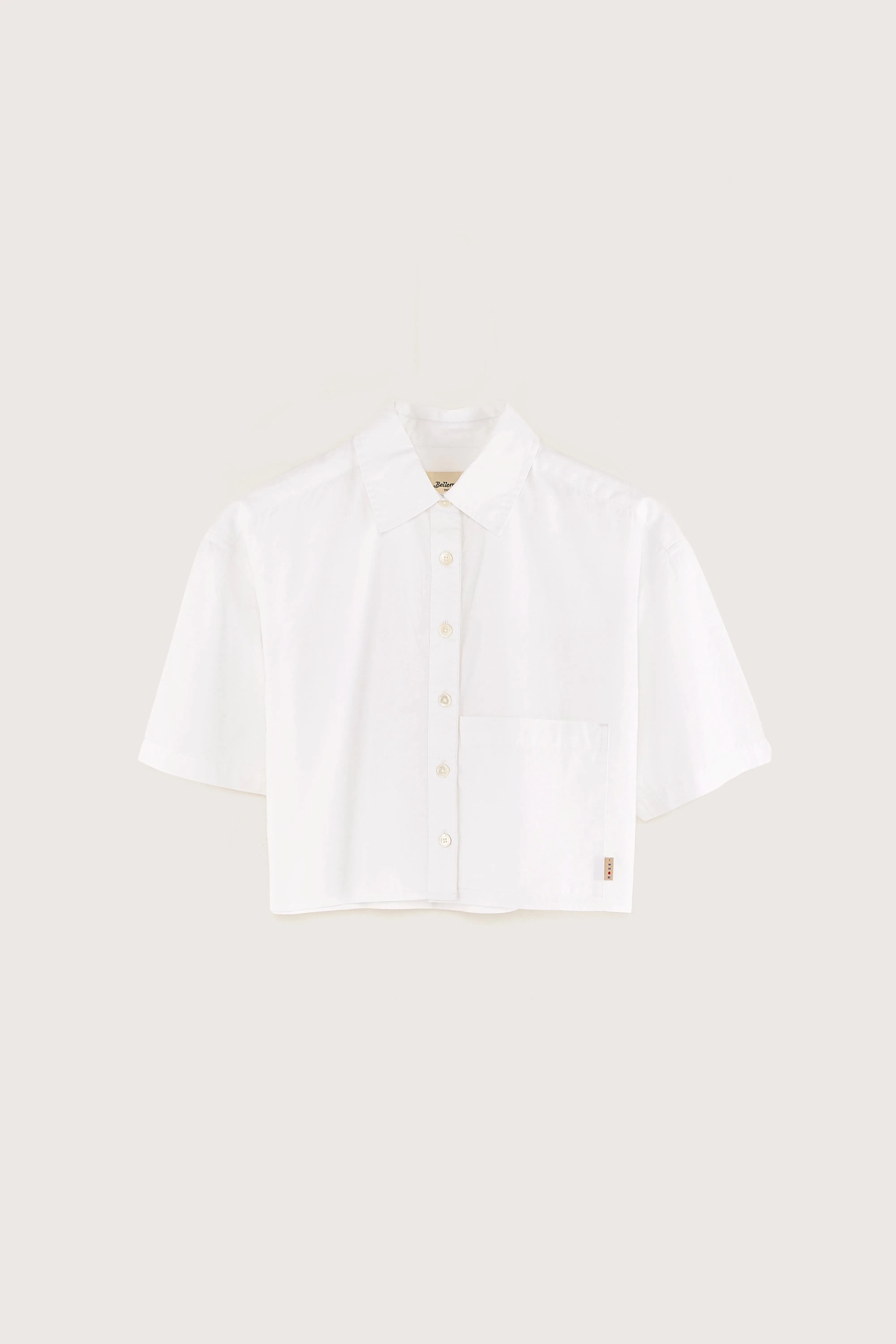 Higgle cropped shirt (251 / G / WHITE)
