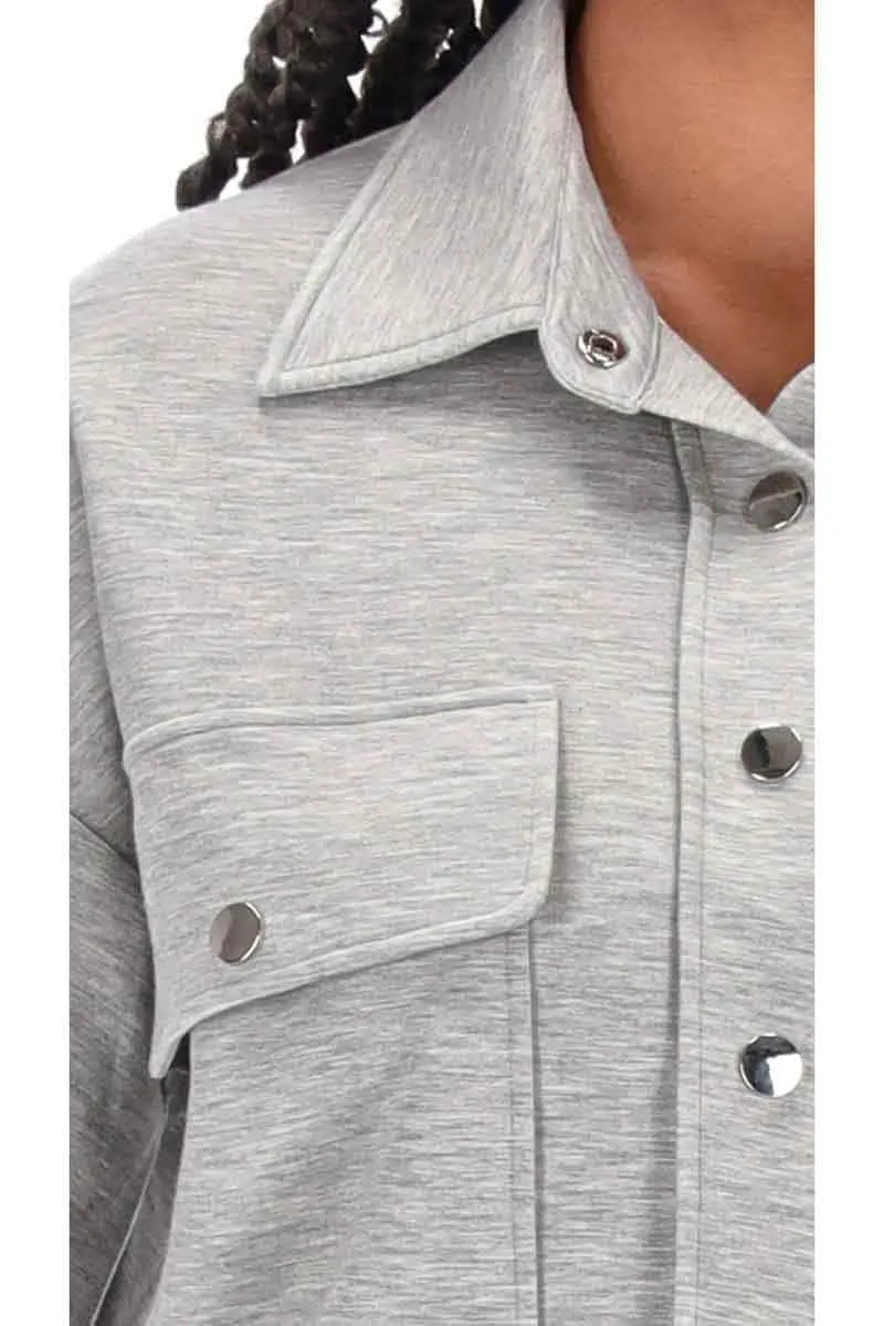 Jamie Cotton Shirt Grey
