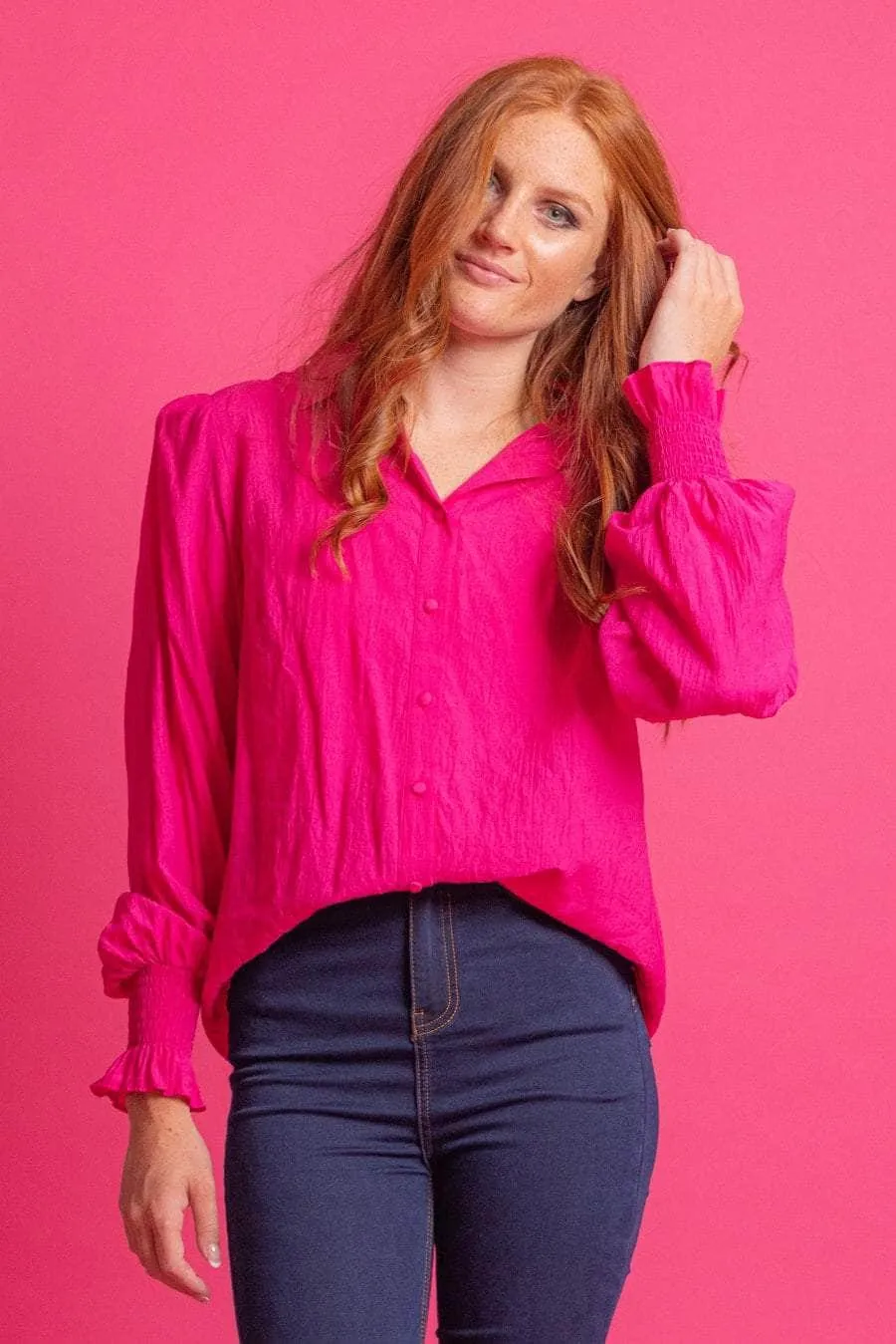 Jaxon Cotton Shirt Pink