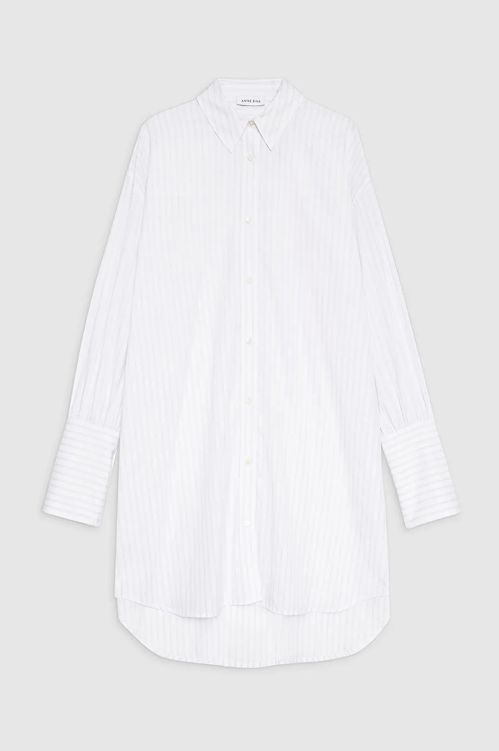 Lake Dress - White And Black Stripe