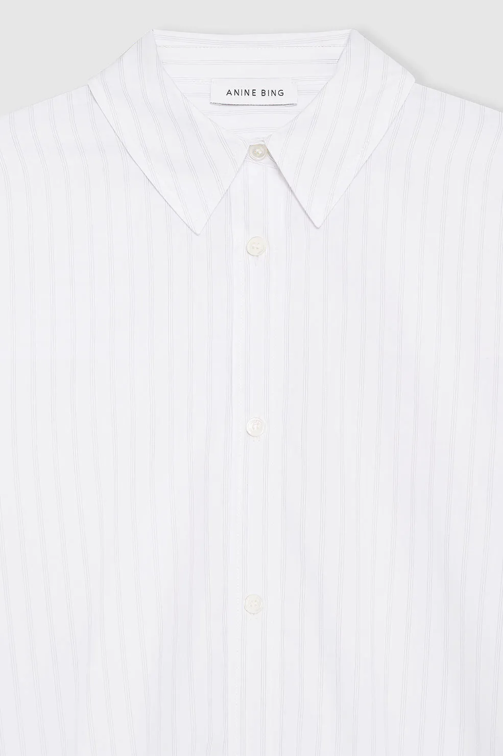 Lake Dress - White And Black Stripe