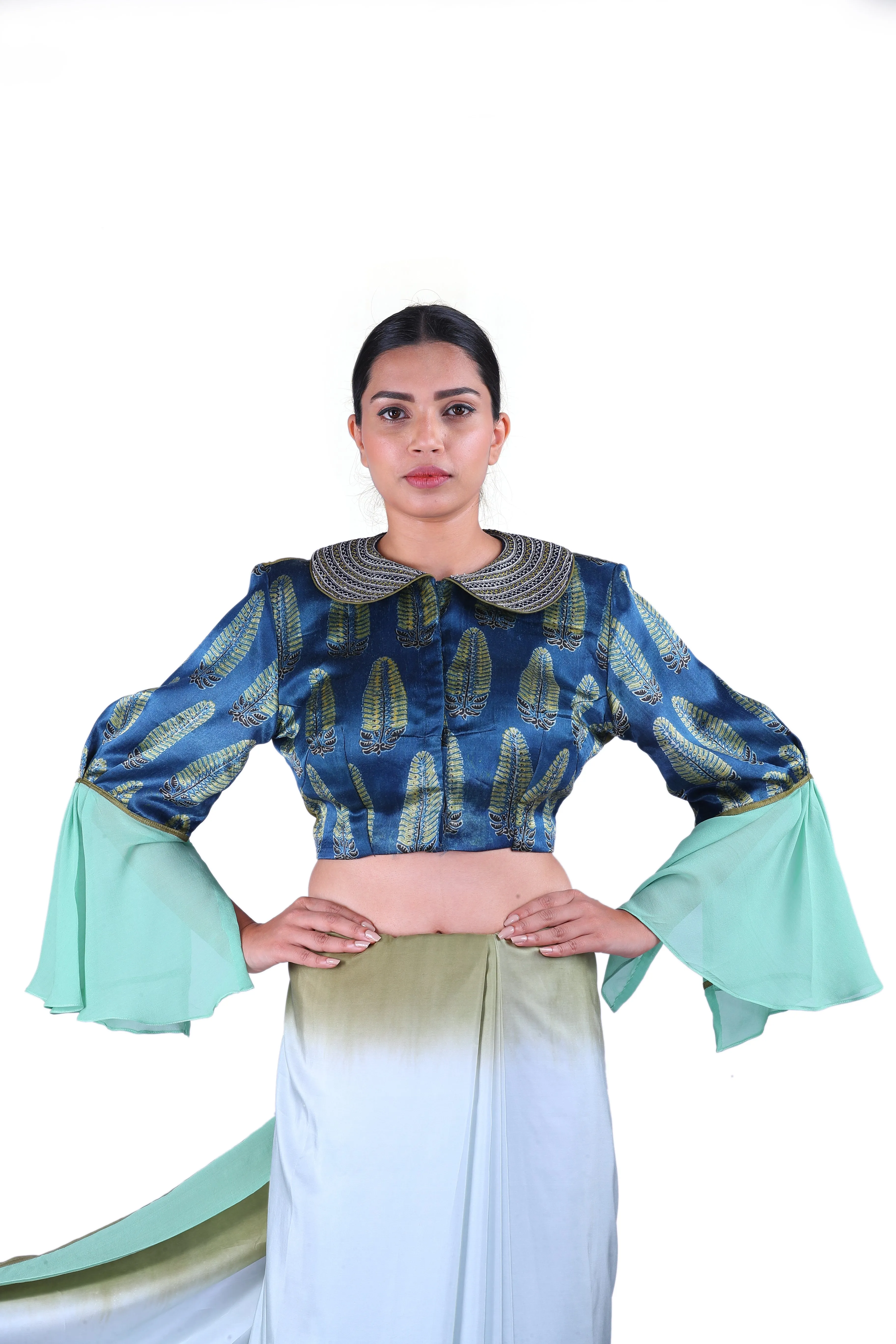 Light blue  silk Saree