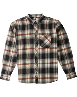 Lumber Classic Flannel Shirt in Black & Dull Gold
