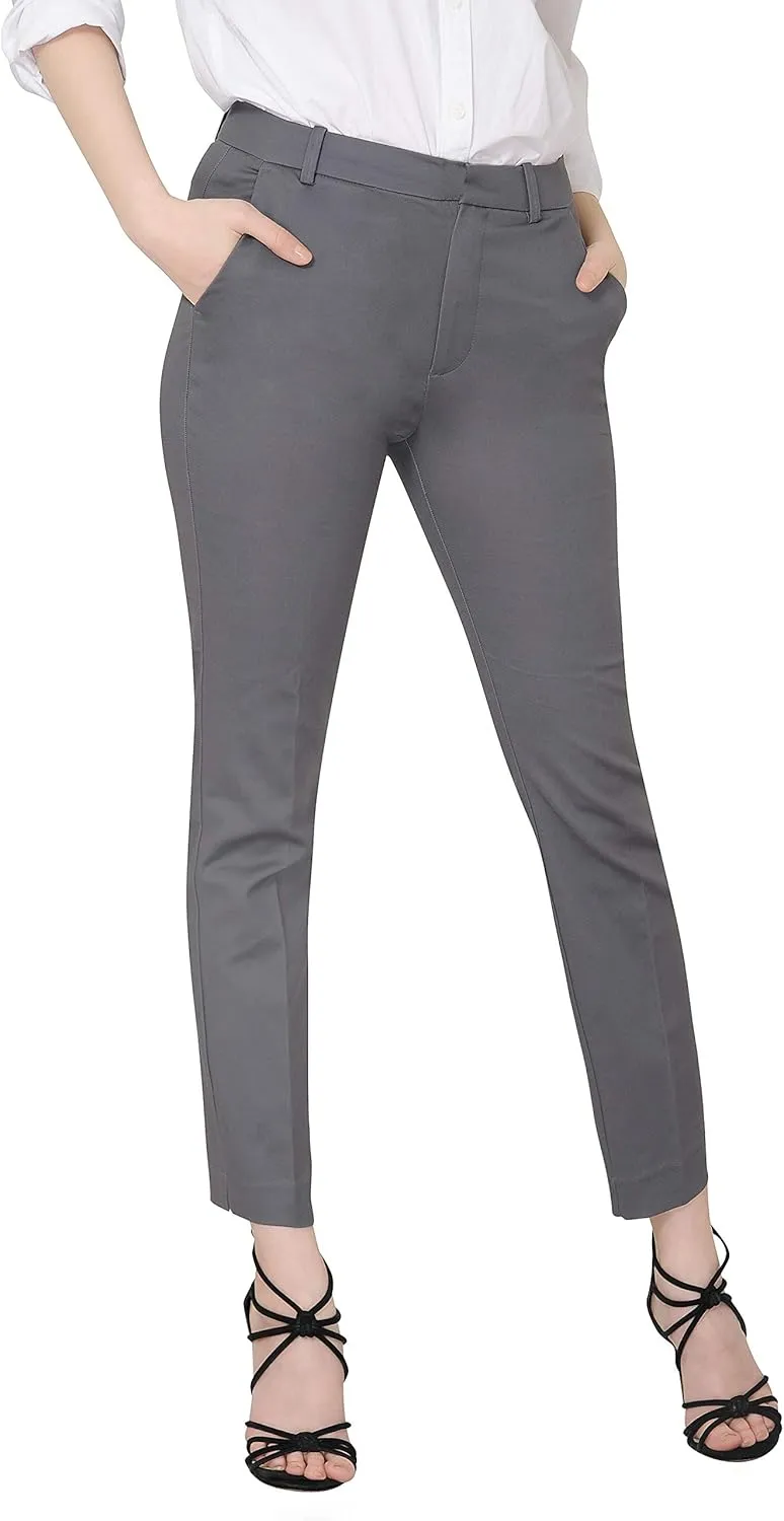 Marycrafts Women's Work Ankle Dress Pants Trousers Slacks