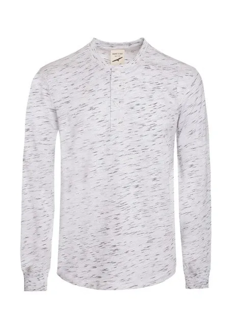 Men's Long Sleeve Henley Shirt