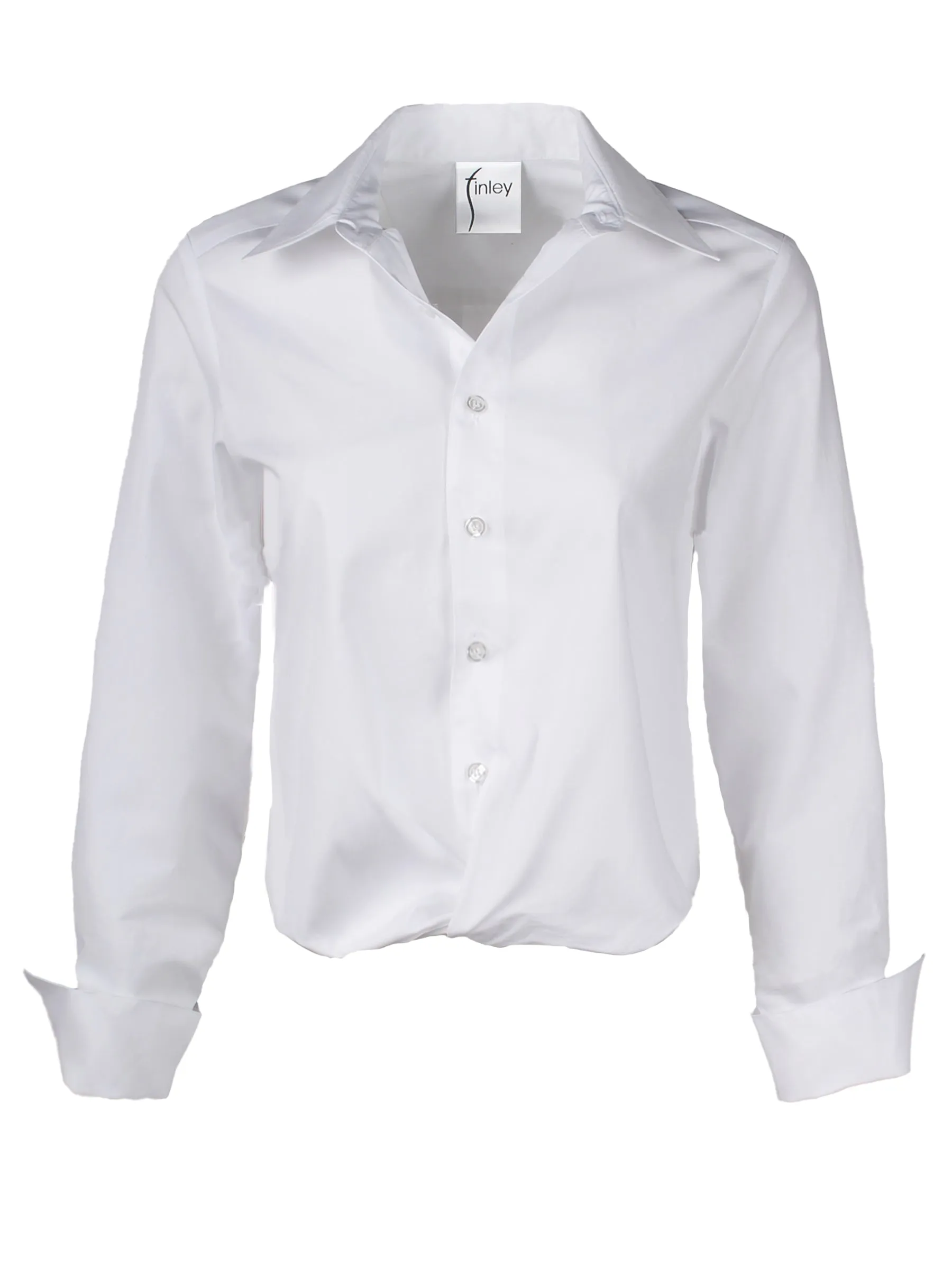 Moxie Shirt Silky White Poplin Shirt