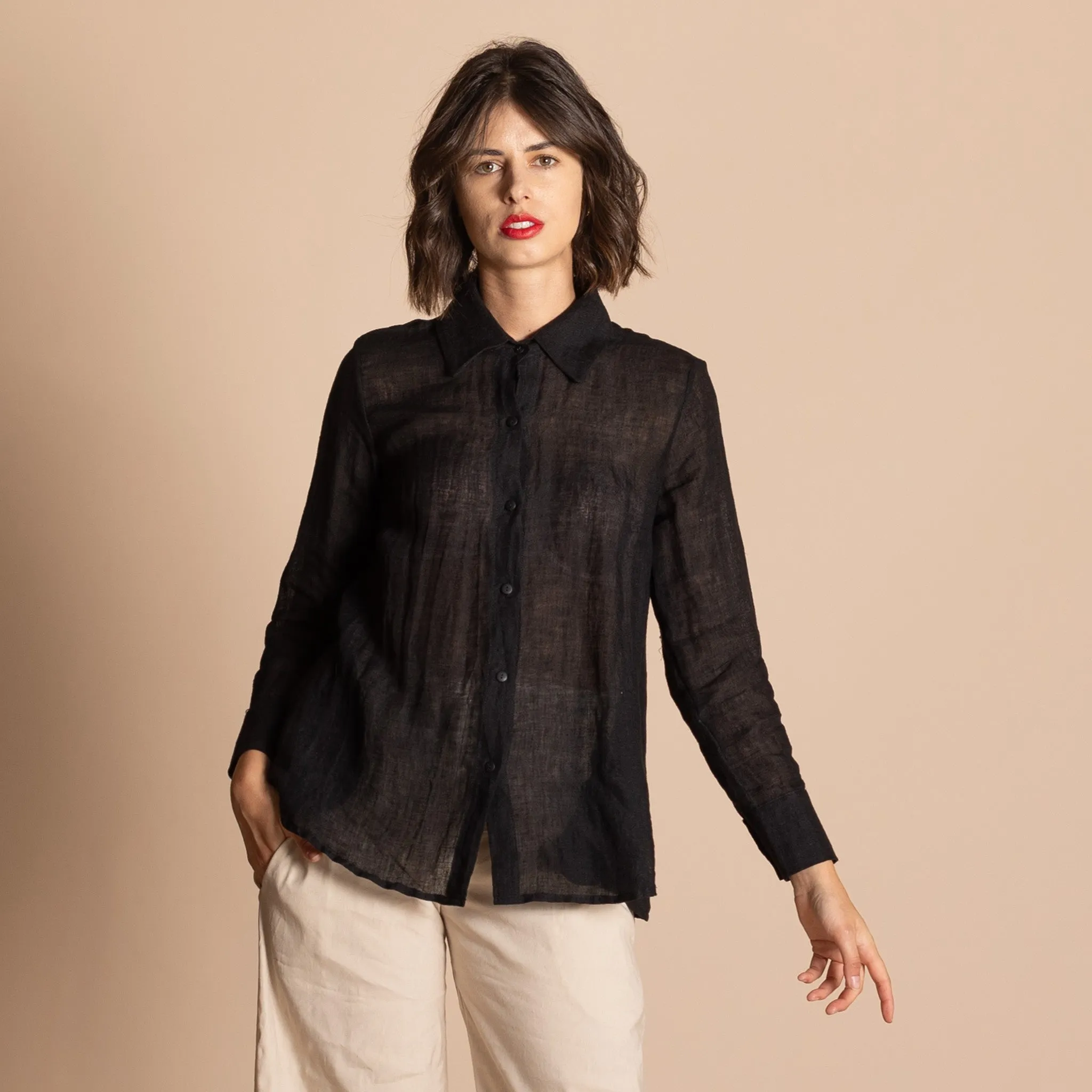 muslin trapeze shirt