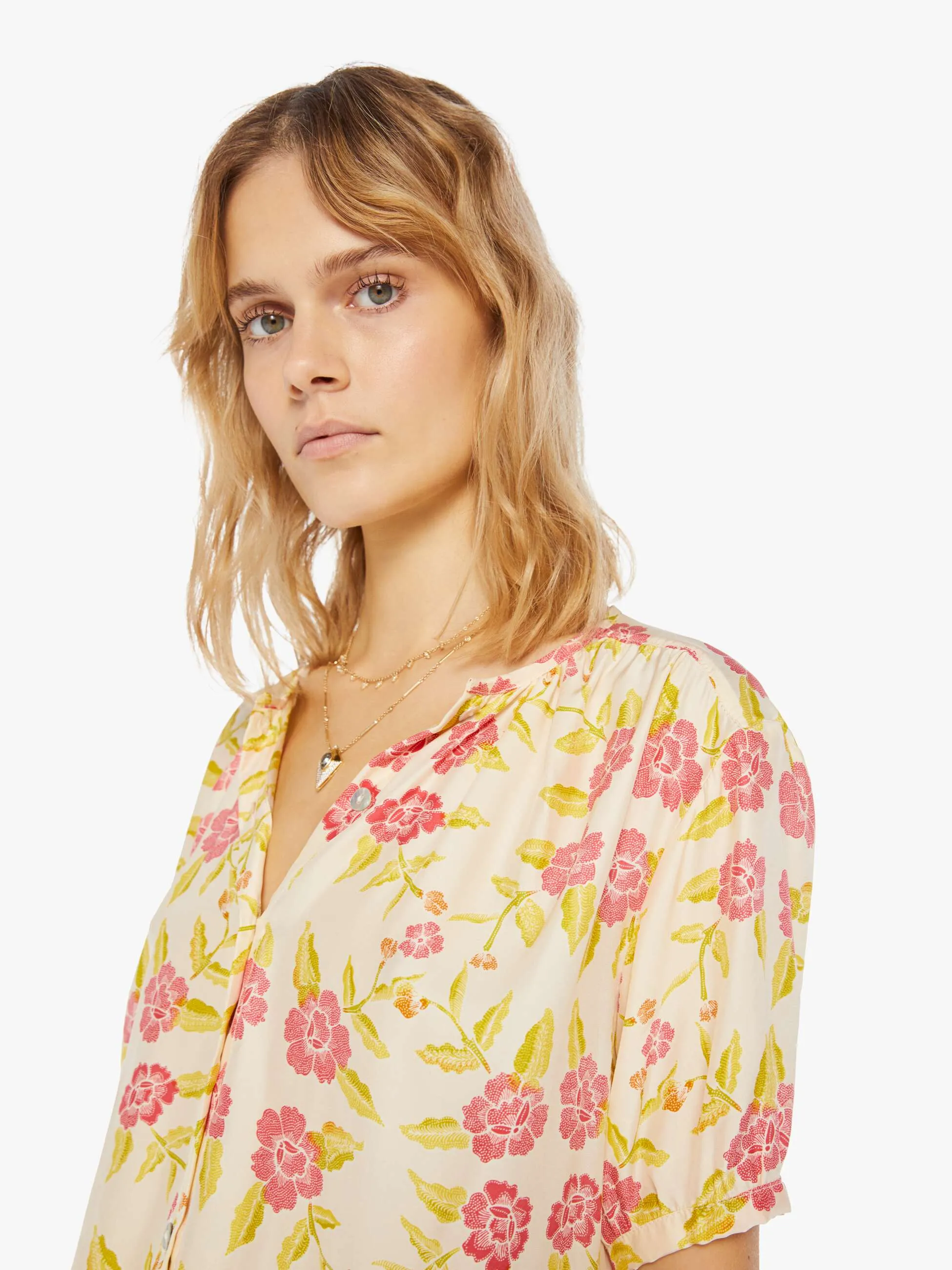 Natalie Martin Violet Top - Prairie Dusty Crimson