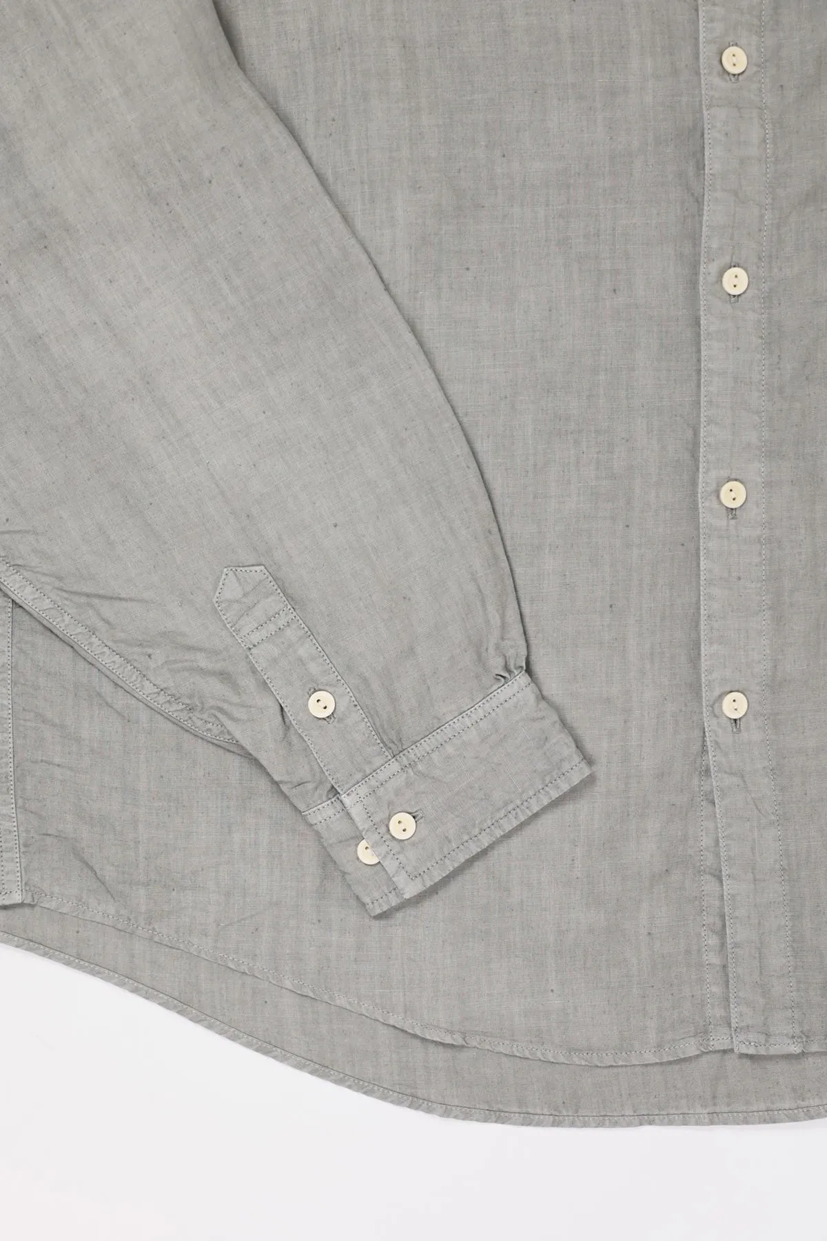 Palmer Shirt Damaged (Linen) - Grey