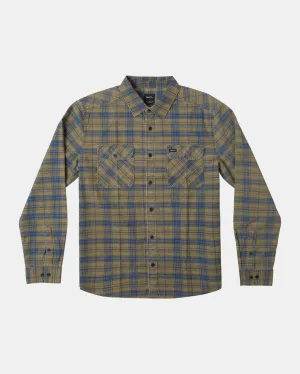 Panhandle Long Sleeve Flannel Shirt - Wood