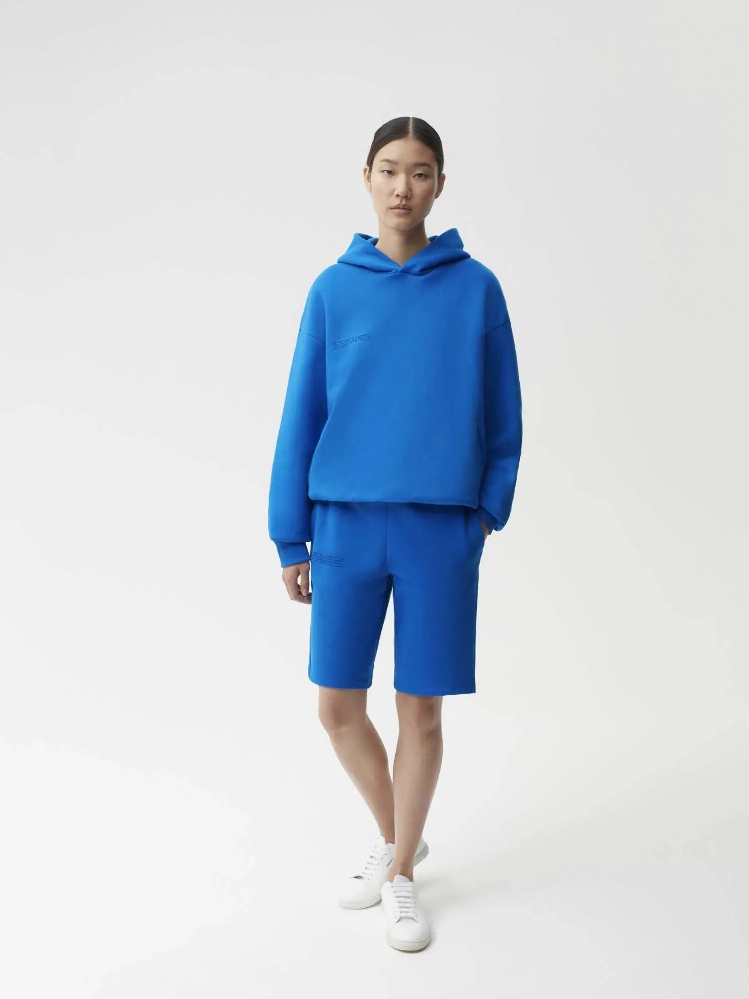 Signature Long Shorts—cobalt blue