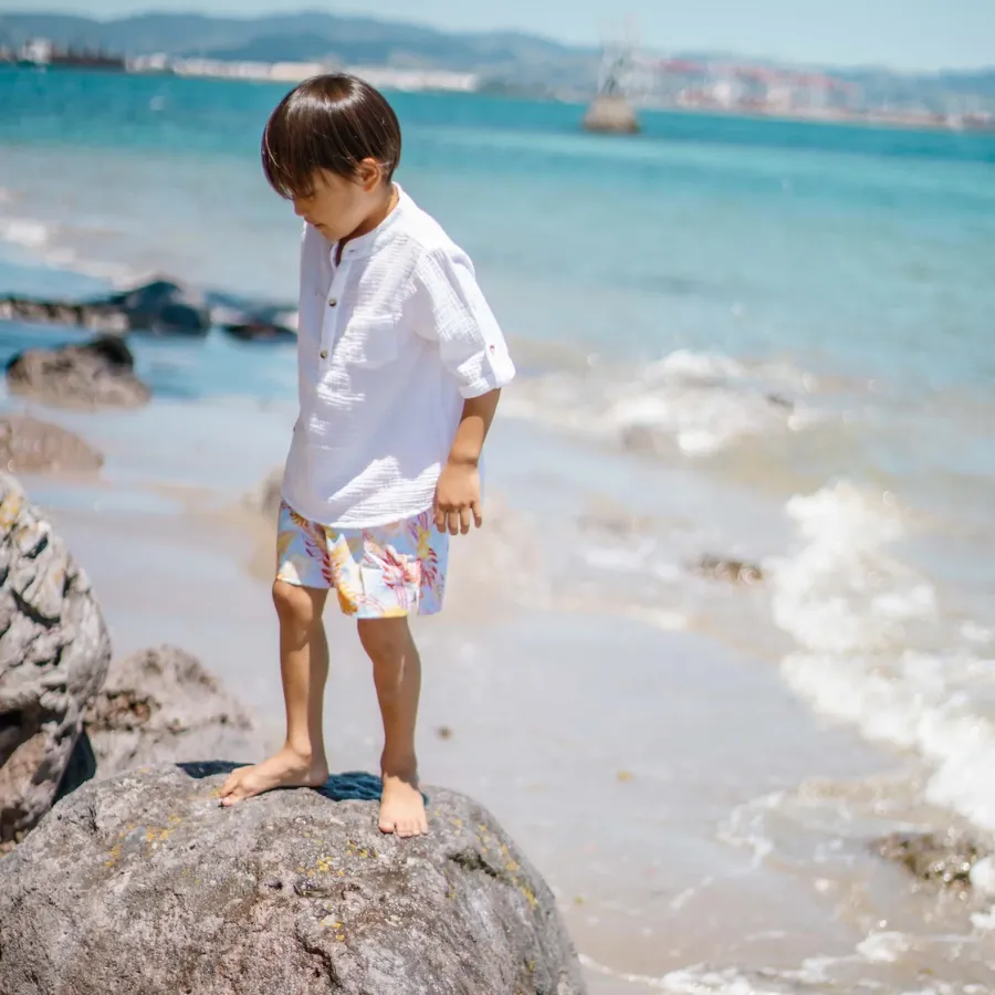 Snapper Rock Frankie Resort Shirt B80001 - White