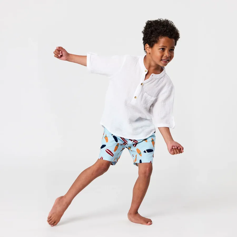Snapper Rock Frankie Resort Shirt B80001 - White