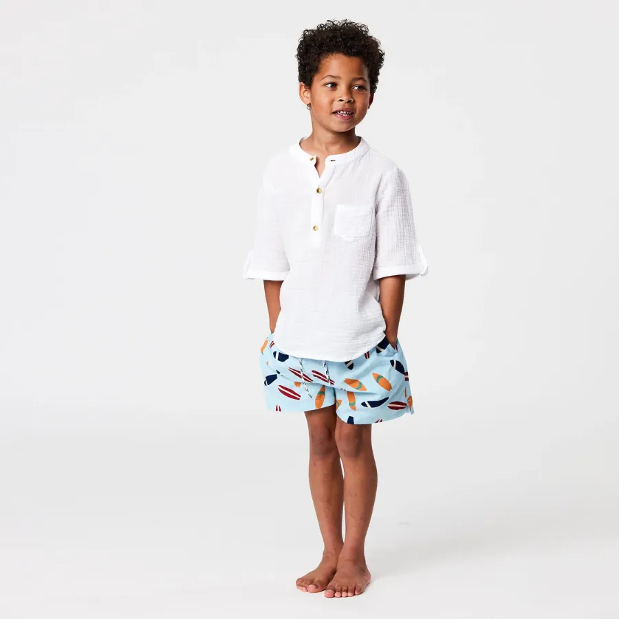 Snapper Rock Frankie Resort Shirt B80001 - White