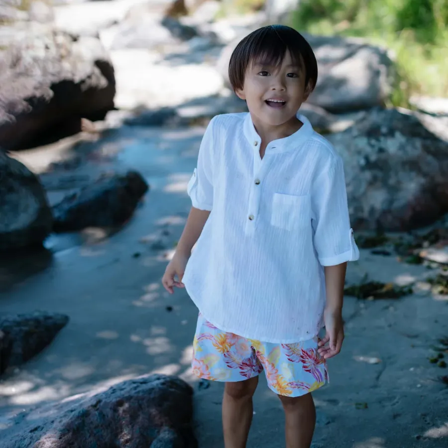 Snapper Rock Frankie Resort Shirt B80001 - White
