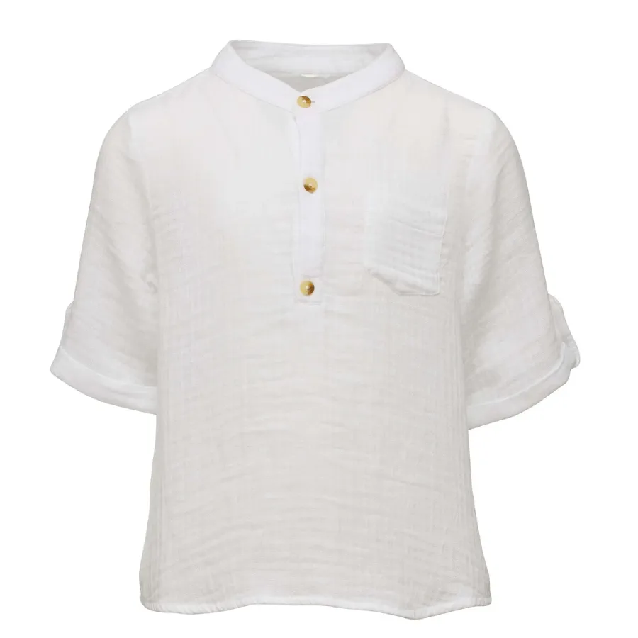 Snapper Rock Frankie Resort Shirt B80001 - White