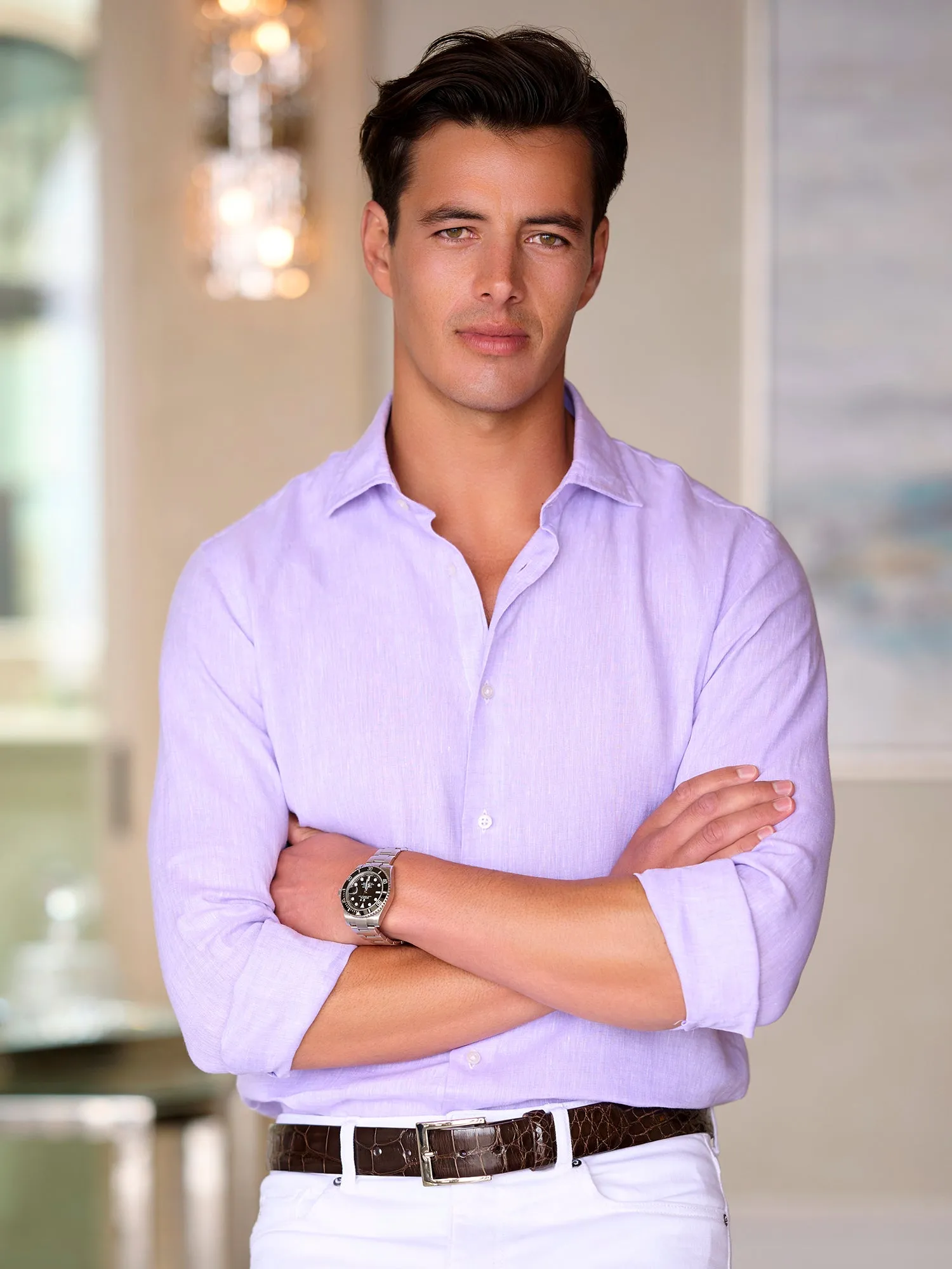 Solid Linen Shirt