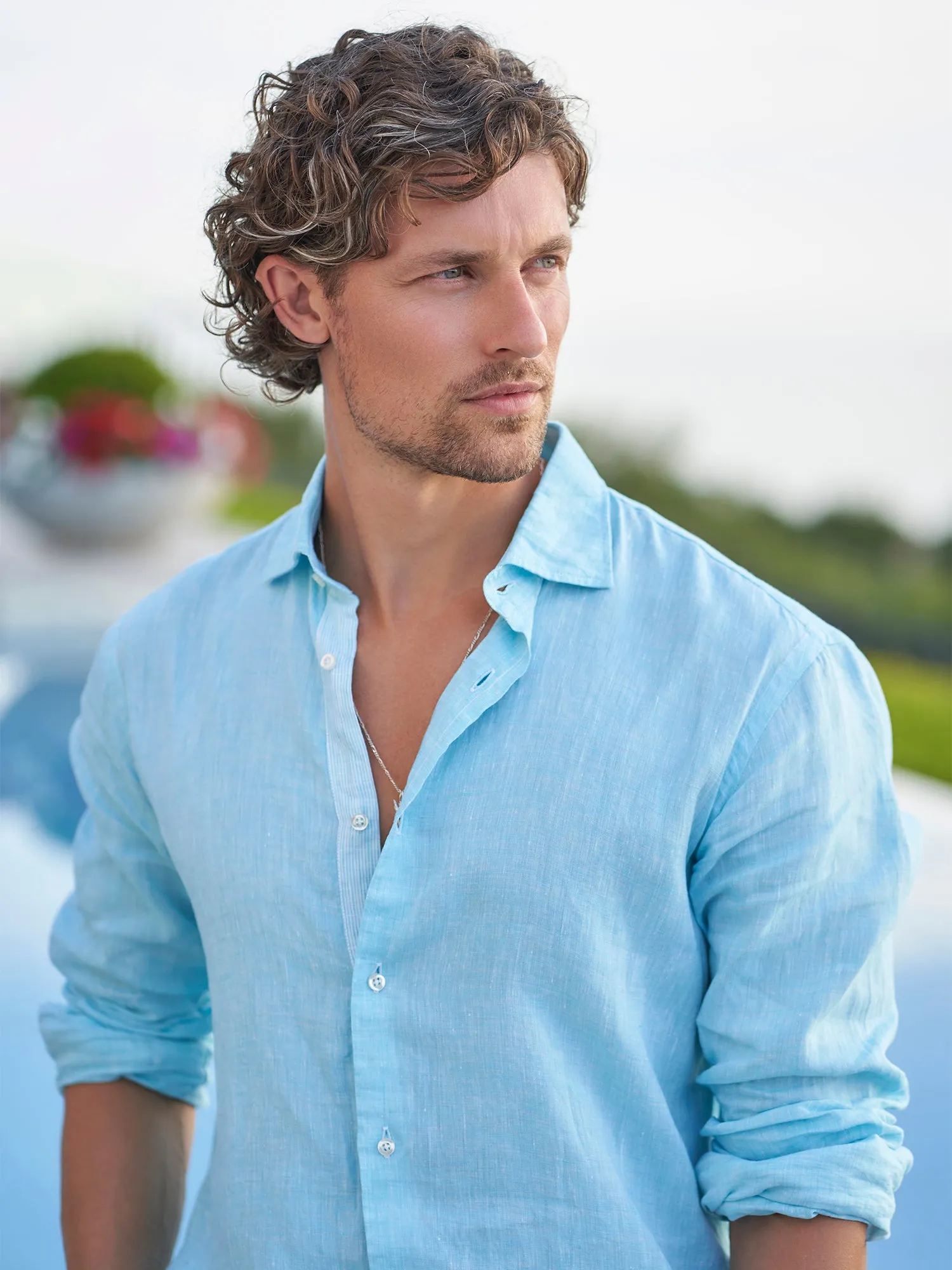 Solid Linen Shirt